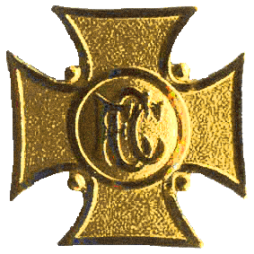 Concordia Catholicas emblem i form av ett gyllene kors